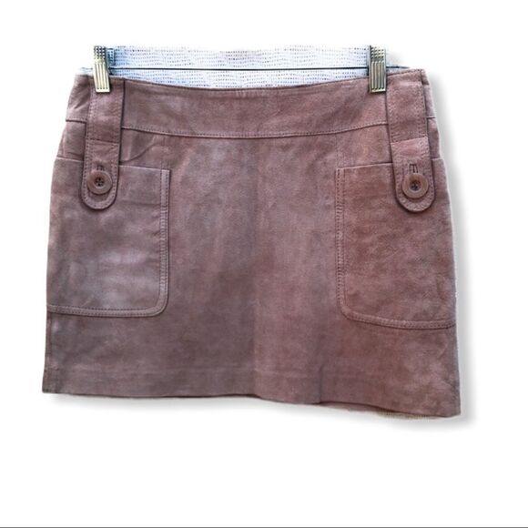 OASIS Clothing Suede Mini Skirt‎ - Picture 1 of 7
